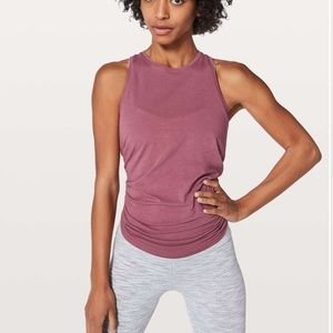 Lululemon ALL TIED UP TANK TOP: SO MERLOT 6 Perfect!